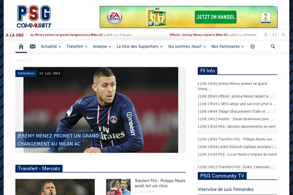 WordPress website example screenshot