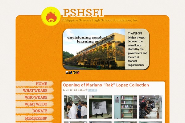 pshsfi.com site used Flame