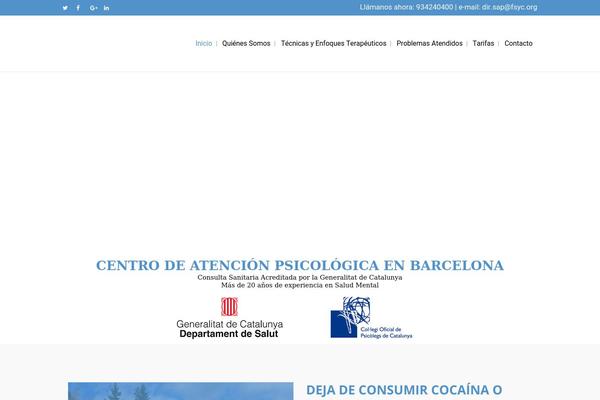 psicologiabarcelona.org site used Psicobcn