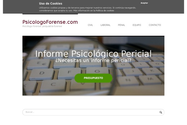 psicologoforense.com site used Hustle