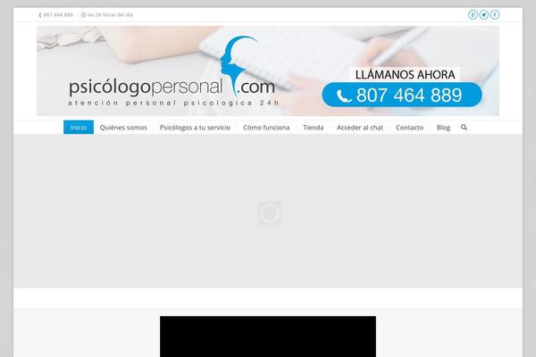 The7 theme site design template sample