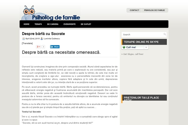 psihologdefamilie.ro site used Designate