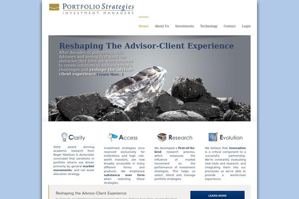 WordPress website example screenshot