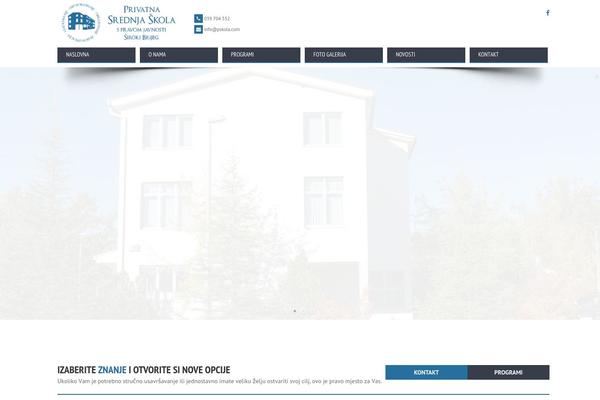 WordPress website example screenshot