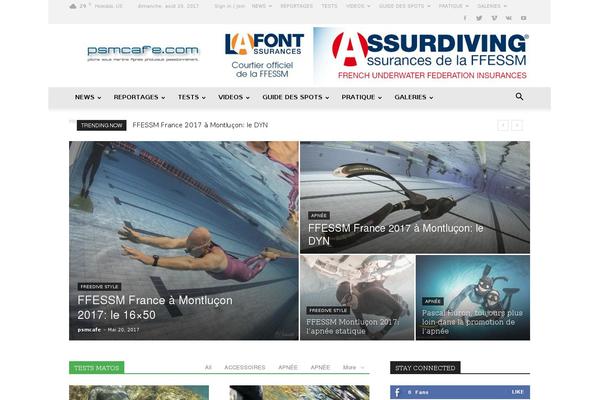 Newspaper theme site design template sample