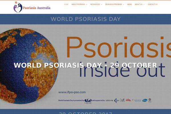 psoriasisaustralia.org.au site used Accesspress_parallax_pro
