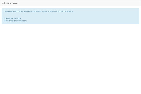 pstrozniak.com site used Longhost2