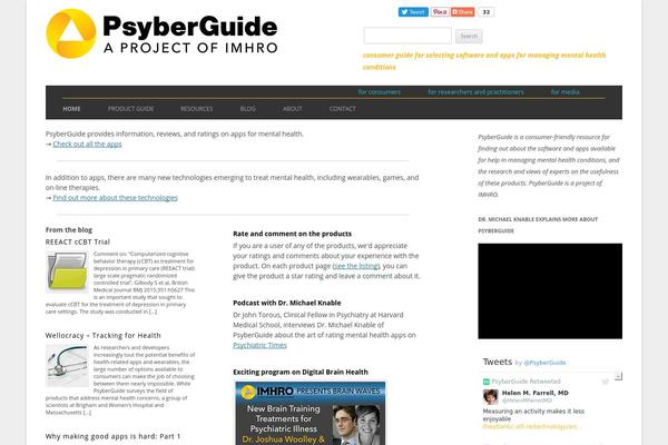 psyberguide.org site used Psyberguide-cactus