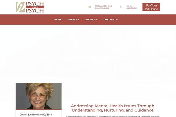 Psychiatrist theme site design template sample