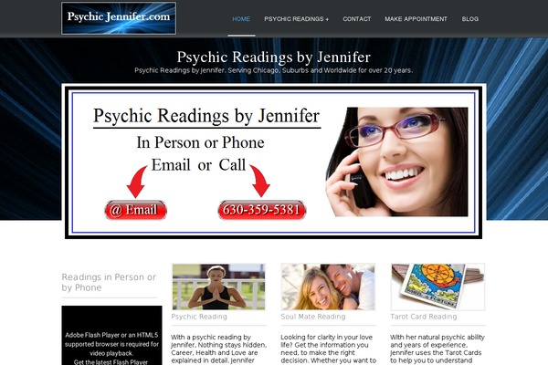 psychicjennifer.com site used Blossom-spa-pro