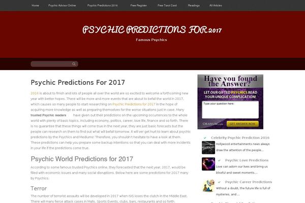 psychicpredictions.co site used Psychic