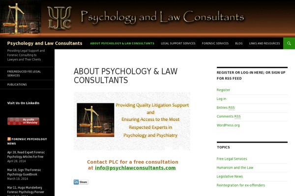 WordPress website example screenshot