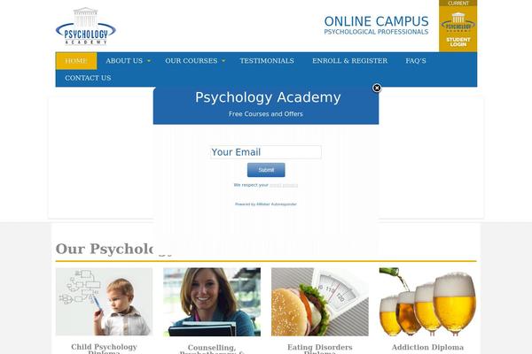 psychologyacademy.org site used Campus
