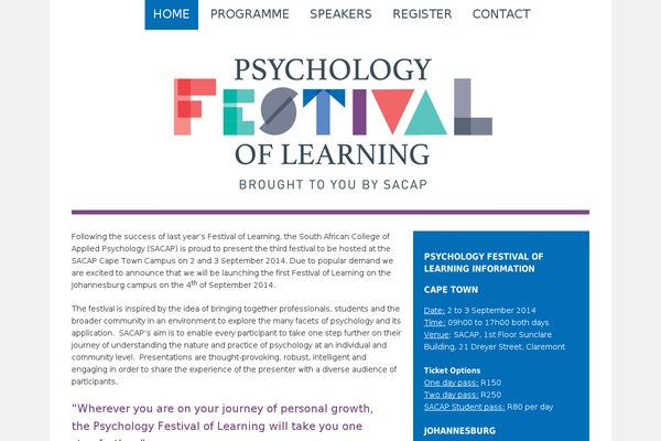 psychologyfestival.co.za site used Fol