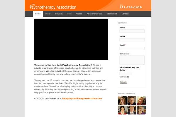 psychotherapyassociation.com site used Pacustom