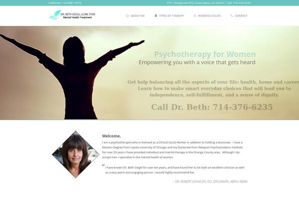 psychotherapypracticeca.com site used Diamond-wp
