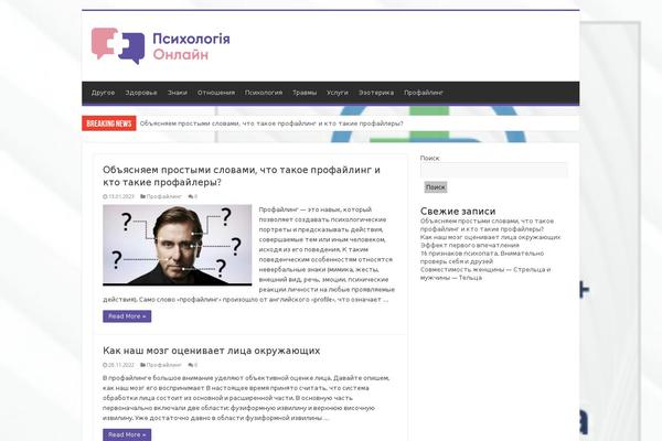 WordPress website example screenshot