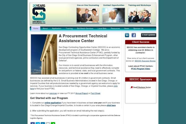 ptac-sandiego.org site used Bec-theme