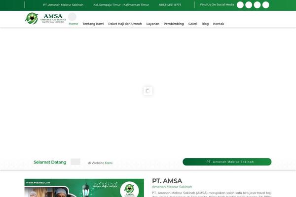 Ultra theme site design template sample