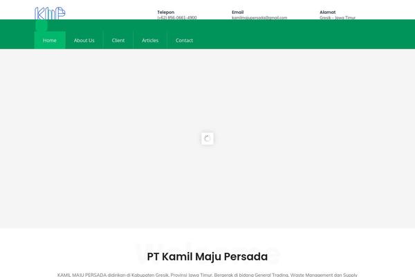 WordPress website example screenshot