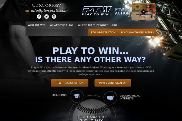 ptwsports.com site used Play-to-win