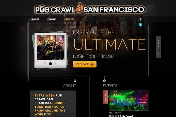 pubcrawlsanfrancisco.com site used Pubcrawlsny