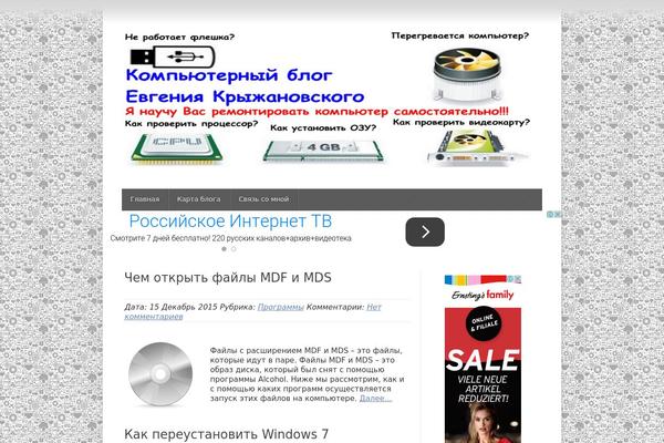 WordPress website example screenshot