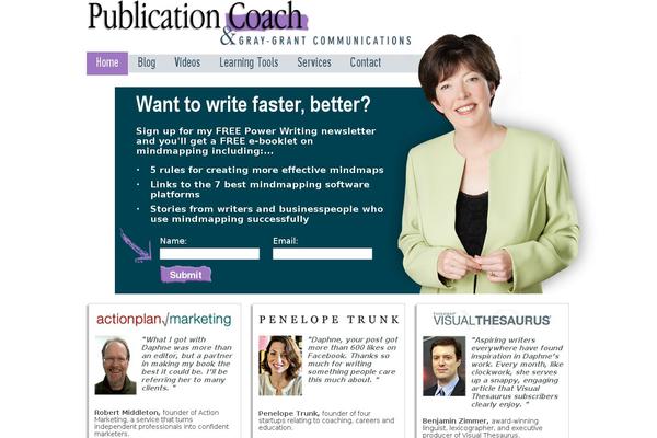 publicationcoach.com site used Publication-coach
