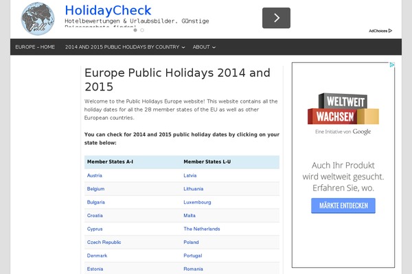 publicholidays.eu site used Bb-phg