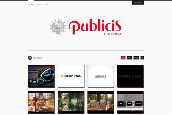 publiciscolombia.com site used Publicis