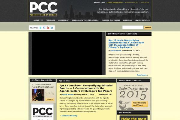 Pcc theme site design template sample