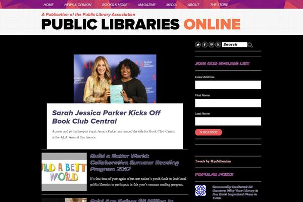 publiclibrariesonline.org site used Publiclibrariesonline