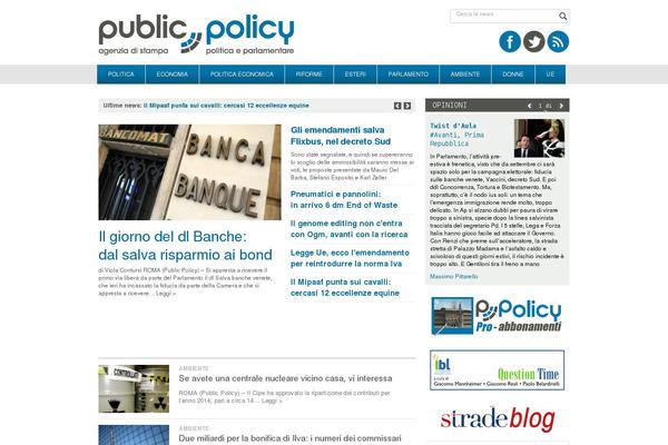 publicpolicy.it site used Newspaper-child-publicpolicy
