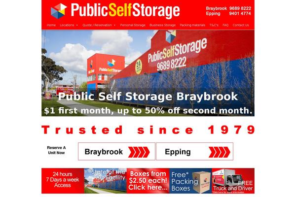 publicselfstorage.com.au site used Public-self-storage