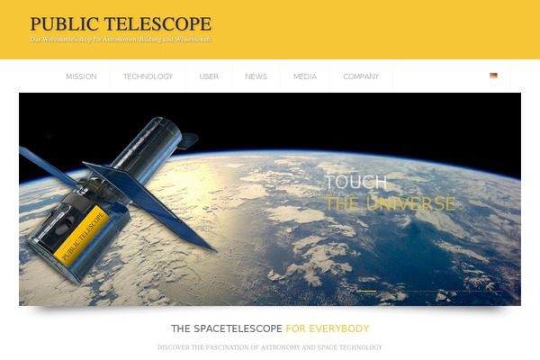 publictelescope.org site used Theme1907