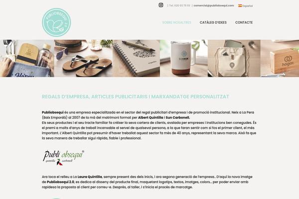 Suprema-child theme site design template sample