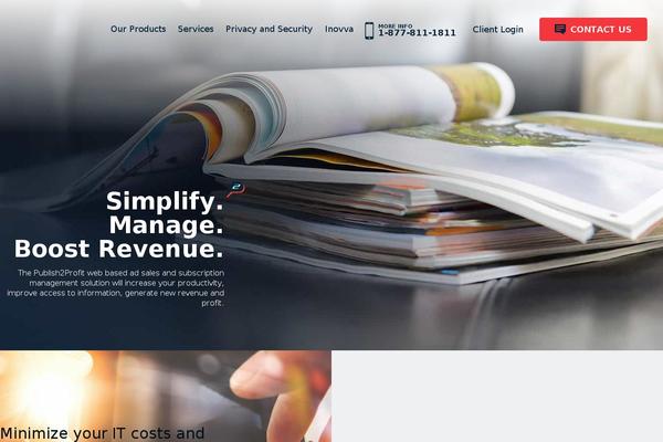 publish2profit.com site used Inovva