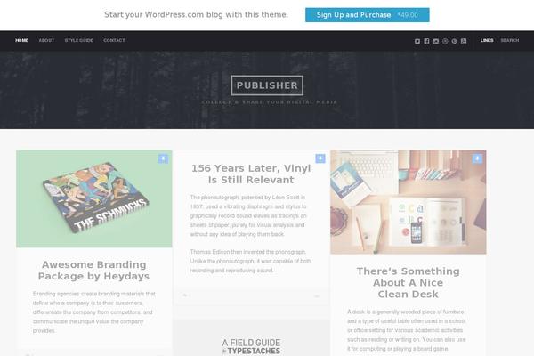 WordPress website example screenshot