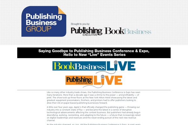 publishingbusiness.com site used Adweek-next