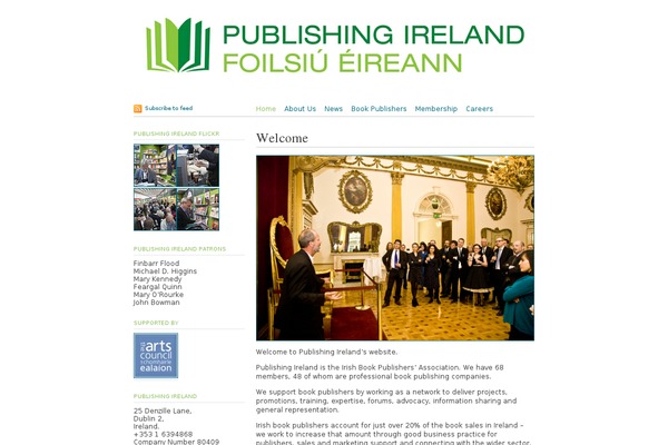 publishingireland.com site used Publishing-ireland