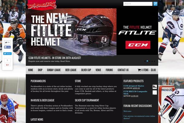 Hockeytime theme site design template sample