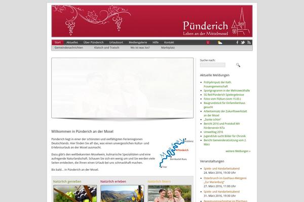 WordPress website example screenshot