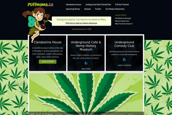 puffmama.ca site used Puff