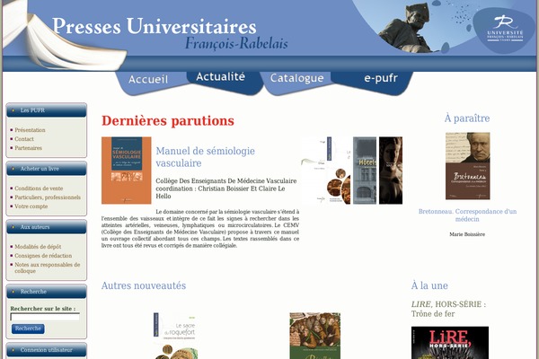 pufr-editions.fr site used Little-rabelais
