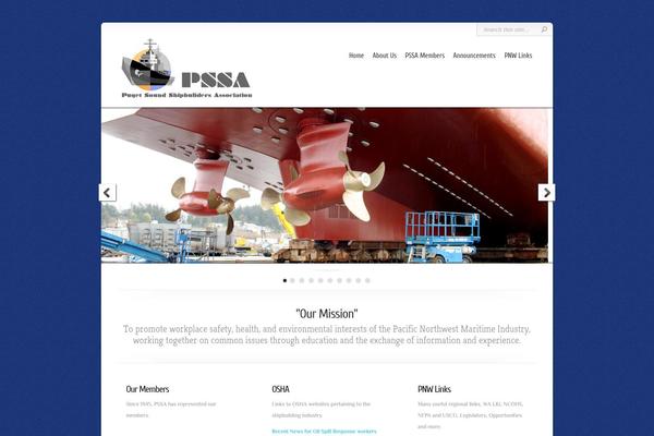 pugetsoundshipbuildersassoc.com site used Chameleon-2