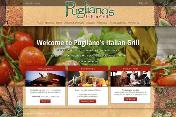 Linguini theme site design template sample