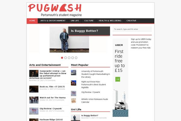 pugwashmagazine.com site used MH Magazine lite
