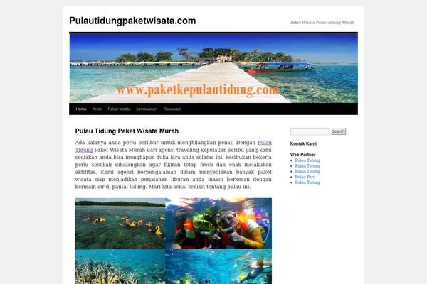Twenty Ten theme site design template sample