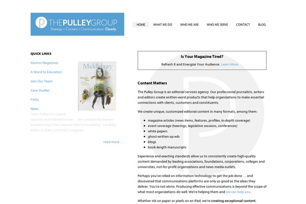 pulleygroup.com site used Pulley