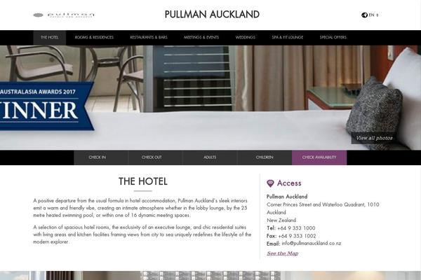 pullmanauckland.co.nz site used Pullman-template